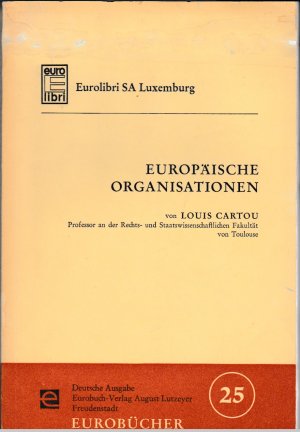Image du vendeur pour Europische Organisationen mis en vente par BuchSigel