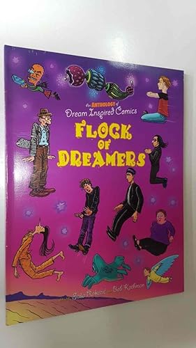 Bild des Verkufers fr Kitchen Sink Press: Flock of Dreamers, an anthology of Dream Inspired Comics. Illustrated book 23 artists (Robert Crumb, Jim Shaw, Chris Lanier, etc.) zum Verkauf von El Boletin