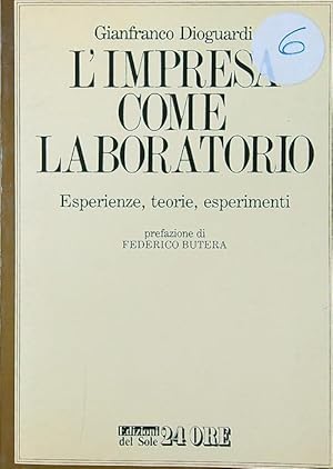 Bild des Verkufers fr L'impresa come laboratorio zum Verkauf von Librodifaccia