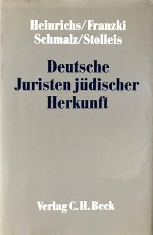 Immagine del venditore per Deutsche Juristen jdischer Herkunft. venduto da Antiquariat + Verlag Klaus Breinlich