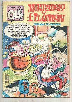 Imagen del vendedor de Coleccion Ole 161: Mortadelo y Filemon - Burradas en cantiduvi. Primera edicion abril 1989 a la venta por El Boletin