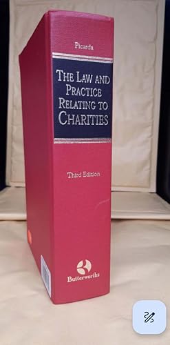 Bild des Verkufers fr THE LAW AND PRACTICE RELATING TO CHARITIES Third Edition zum Verkauf von UK LAW BOOK SELLERS LTD