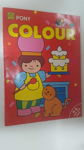 Imagen del vendedor de Cuaderno para colorear: Pony Colour. 4-6 jaar ans years a la venta por El Boletin