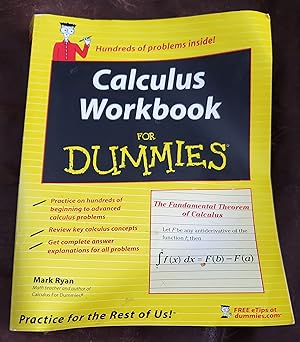 Bild des Verkufers fr Calculus Workbook For Dummies zum Verkauf von Ohkwaho Books and Fine Art