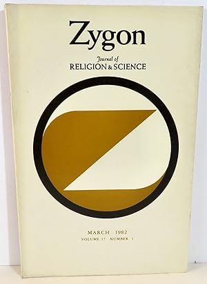 Image du vendeur pour Zygon Journal of Religion and Science Volume 17 Number 1 March 1982 mis en vente par Evolving Lens Bookseller
