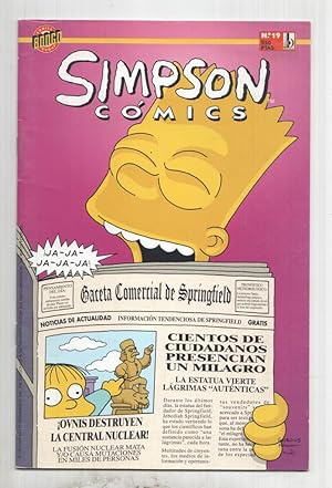 Bild des Verkufers fr Bongo: Simpson Comics num 19 - No llores por mi, Jebediah. Una produccion de Matt Groening zum Verkauf von El Boletin