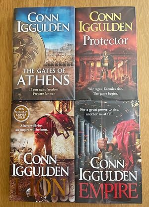 Seller image for Athens Collection - 'Athenian' Pair - GATES OF ATHENS & PROTECTOR 'Golden Age' Pair - LION & EMPIRE All signed to the title page. Fine UK Hardcovers for sale by UKBookworm