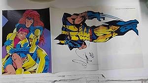 Poster doble: Lobezno y Sauron por Dwayne Turner. Proviene de X-Men Poster Magazine vol 1 num 2
