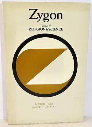 Image du vendeur pour Zygon Journal of Religion and Science Volume 16 Number 1 March 1981 mis en vente par Evolving Lens Bookseller