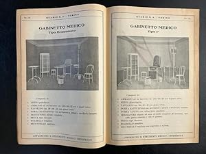 Quario S.A. Apparecchi e strumenti medico-chirurgici. Catalogo 1936