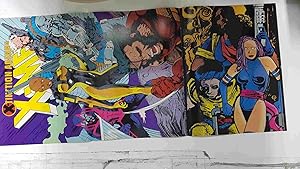 Poster doble: X-Tinction Agenda X-Men (Jim Lee) y Ciclope (Bachalo/Panosian). Proviene de X-Men P...