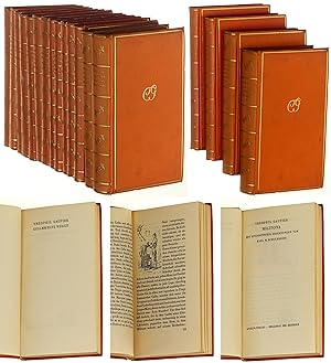 Gesammelte Werke. Mit Zeichnungen von Karl M. Schultheiss,. 14 Bände (alles).