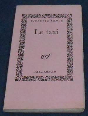 Immagine del venditore per Le Taxi venduto da Librairie Sedon