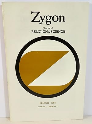 Image du vendeur pour Zygon Journal of Religion and Science Volume 23 Number 1 March 1988 mis en vente par Evolving Lens Bookseller