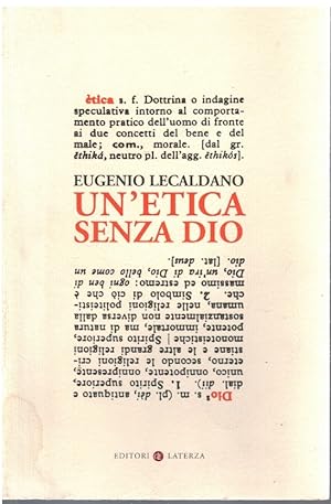 Seller image for Un'etica senza Dio for sale by Books di Andrea Mancini