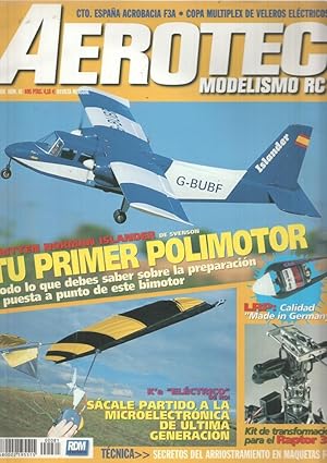 Seller image for Revista Aerotec modelismo RC numero 081: Britten norman islander for sale by El Boletin