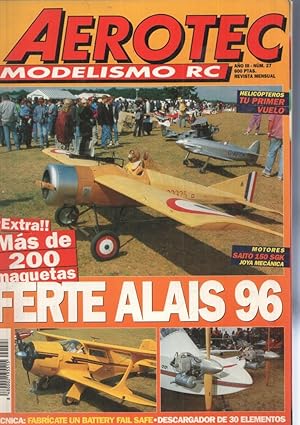 Seller image for Revista Aerotec modelismo RC numero 027: Ferte alais 96 for sale by El Boletin