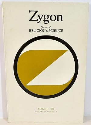 Imagen del vendedor de Zygon Journal of Religion and Science Volume 27 Number 1 March 1992 a la venta por Evolving Lens Bookseller