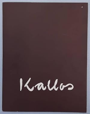 Seller image for Kallos. Peintures 1954 - 1960. for sale by Frans Melk Antiquariaat