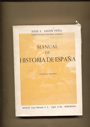 Imagen del vendedor de Manual de Historia de Espaa a la venta por El Boletin