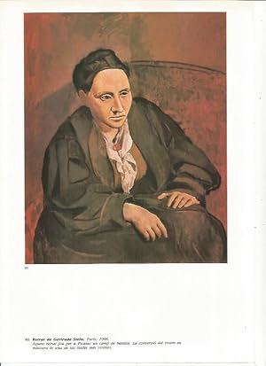 Imagen del vendedor de LAMINA 19391: Retrato de Gertrude Stein a la venta por EL BOLETIN