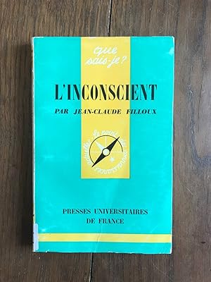 Seller image for L'inconscient for sale by Dmons et Merveilles