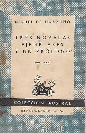 Imagen del vendedor de TRES NOVELAS EJEMPLARES Y UN PRLOGO a la venta por Librera Vobiscum