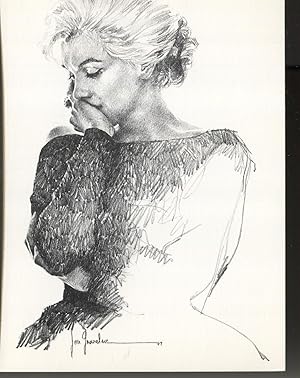 Seller image for Postal Marilyn Monroe de Pepe Gonzalez modelo 1 for sale by EL BOLETIN