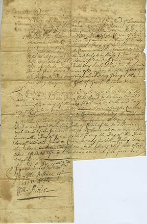 1731 Massachusetts Bay Colony Debt Agreement