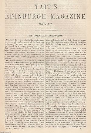 Image du vendeur pour The Corn-Law Agitation. An original article from Tait's Edinburgh Magazine, 1840. mis en vente par Cosmo Books