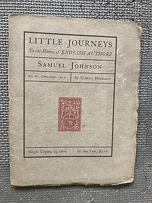 Little Journeys to the Homes of English Authors; Vol. Vi, No. 6, June, 1900; Samuel Johnson