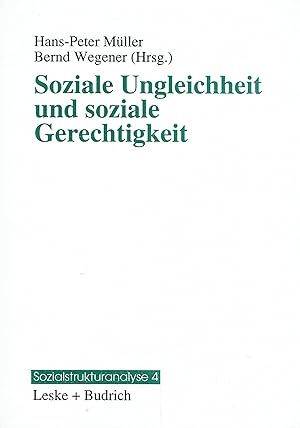 Imagen del vendedor de Soziale Ungleichheit und soziale Gerechtigkeit. a la venta por Antiquariat Bernhardt