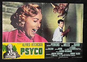 Psycho Original Italian Movie Poster Anthony Perkins HItchcock