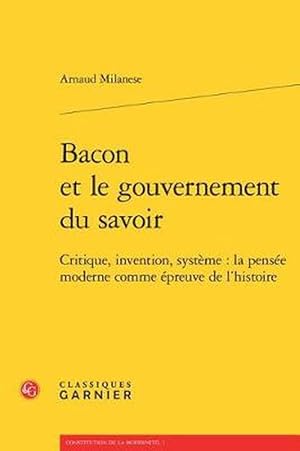 Seller image for Bacon Et Le Gouvernement Du Savoir (Paperback) for sale by CitiRetail