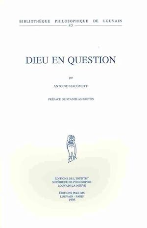 Bild des Verkufers fr Dieu en Question (Paperback) zum Verkauf von CitiRetail