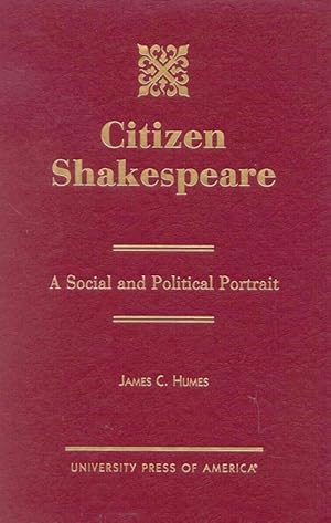 Immagine del venditore per Citizen Shakespeare: A Social and Political Portrait (Hardcover) venduto da CitiRetail