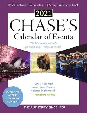 Imagen del vendedor de Chase's Calendar of Events 2021 (Paperback) a la venta por Grand Eagle Retail