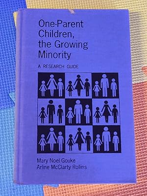 Seller image for One-Parent Children, The Growing Minority: A Research Guide for sale by Earthlight Books