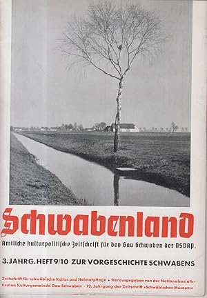 Schwabenland. 3. Jahrgang 1936, Heft 9/10. Zeitschrift für den Gau Schwaben
