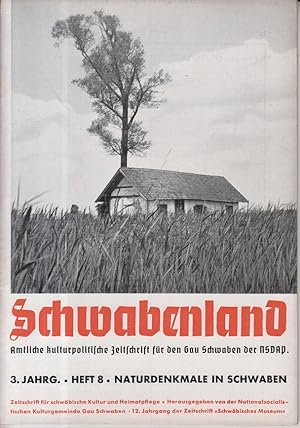 Schwabenland. 3. Jahrgang 1936, Heft 8. Zeitschrift für den Gau Schwaben