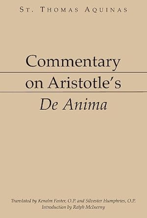 Imagen del vendedor de Commentary on Aristotle`s De Anima (Paperback) a la venta por CitiRetail