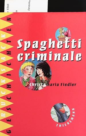 Bild des Verkufers fr Spaghetti crime. zum Verkauf von Antiquariat Bookfarm