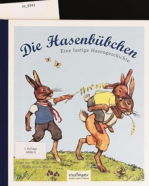 Image du vendeur pour Die Hasenbbchen. Eine lustige Hasengeschichte. mis en vente par Antiquariat Bookfarm