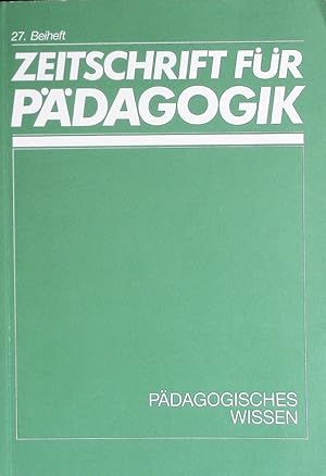 Seller image for Pdagogisches Wissen. for sale by Antiquariat Bookfarm