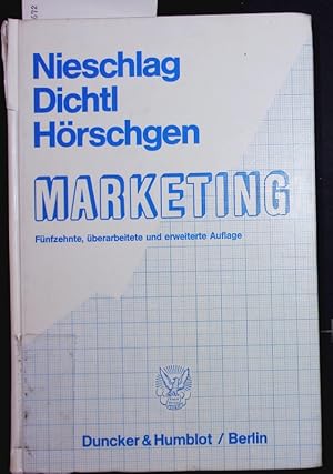 Bild des Verkufers fr Marketing. zum Verkauf von Antiquariat Bookfarm