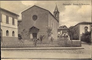 Ansichtskarte / Postkarte Grosseto Toscana, Piazza S. Francesco