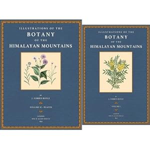 Bild des Verkufers fr Illustrations of the Botany of the Himalayan Mountains (2 Volumes) and of the Flora of Cashmere - Volume 1: Text / Volume 2: Plates zum Verkauf von Versandantiquariat Nussbaum