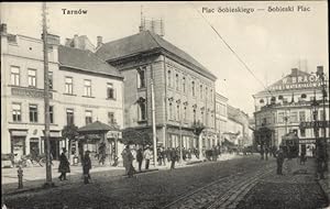 Ansichtskarte / Postkarte Tarnów Tarnau Polen, Plac Sobieskiego