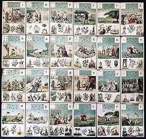(Set of Tarot cards) - Tarot / Tarock / playing cards Fortune telling cards / Spielkarten / carte...