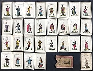 Seller image for ("Le Clibataire forc") - costumes / playing cards / Spielkarten / cartes  jouer / Kartenspiel jeu card deck game / alte Spiele antique card games for sale by Antiquariat Steffen Vlkel GmbH